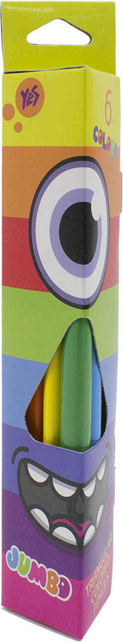 

Олівці кольор. 6 кольор. "1В" №290368 Jumbo(24)
