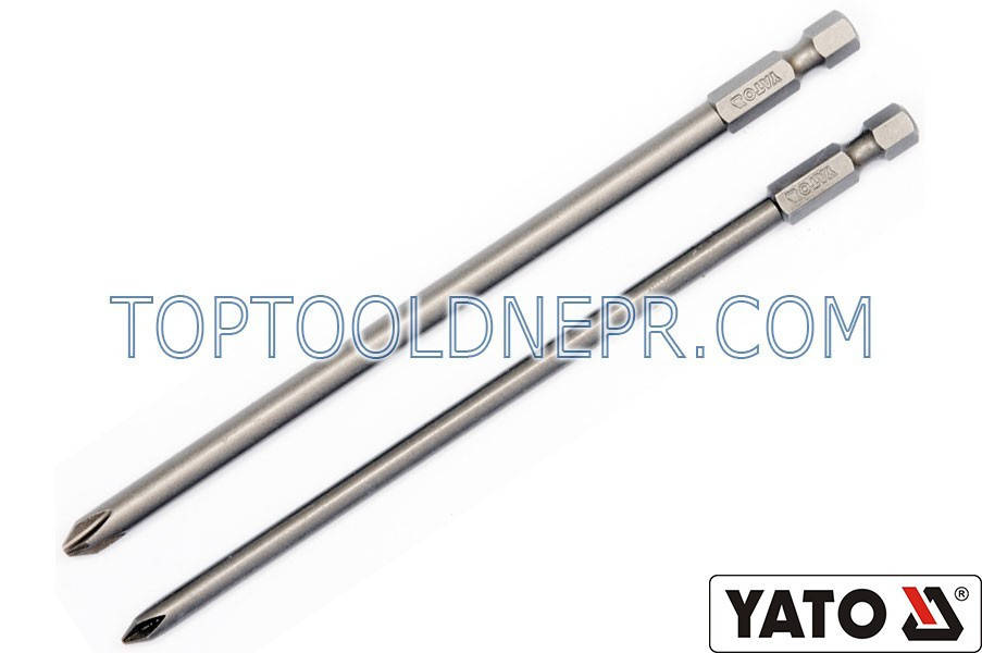 

Бита YATO 1/4", Набор 2 шт., PH1/2 х 150 мм