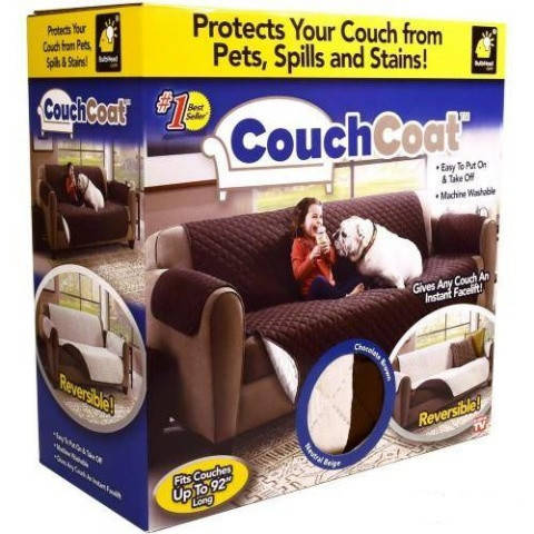 

Покрывало на диван двустороннее Couch Coat | водонепроницаемая защитная накидка а