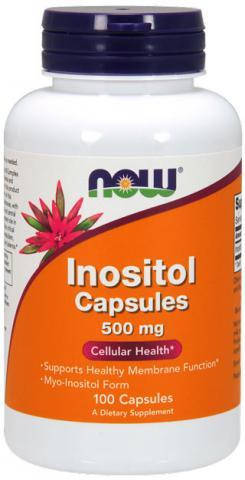 

Inositol 500 мг NOW, 100 капсул