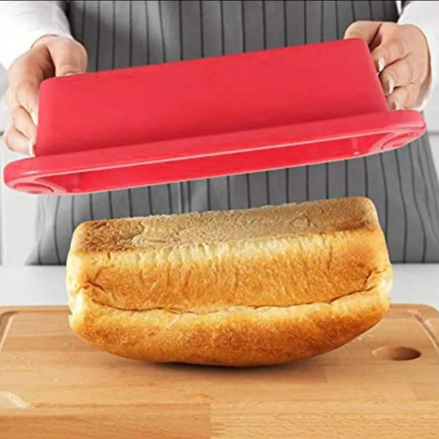 

Прямоугольная силиконовая форма для хлеба и кекса, Красный