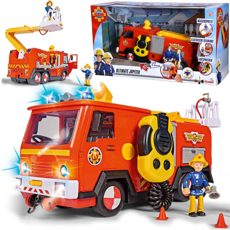 

Пожарная машина Пожарный Сэм Jupiter Mega Deluxe Simba 9251085, Красный