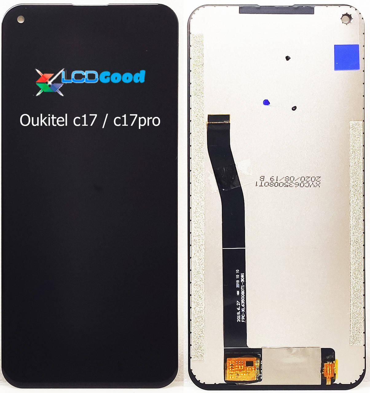 

Модуль ( дисплей + тачскрин ) Oukitel C17 / C17pro оригінал Чорний, Черный