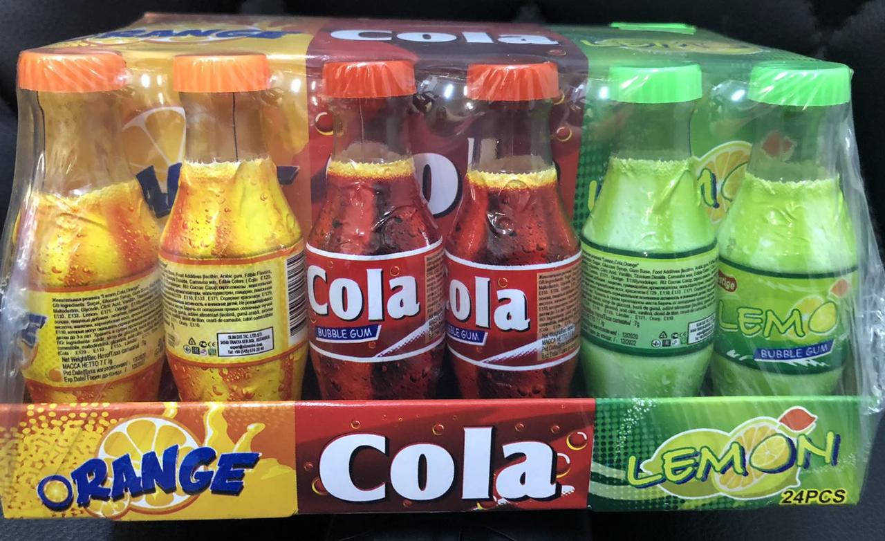 

ЖЕВАТЕЛЬНАЯ РЕЗИНКА "Cola Bottle Gum"