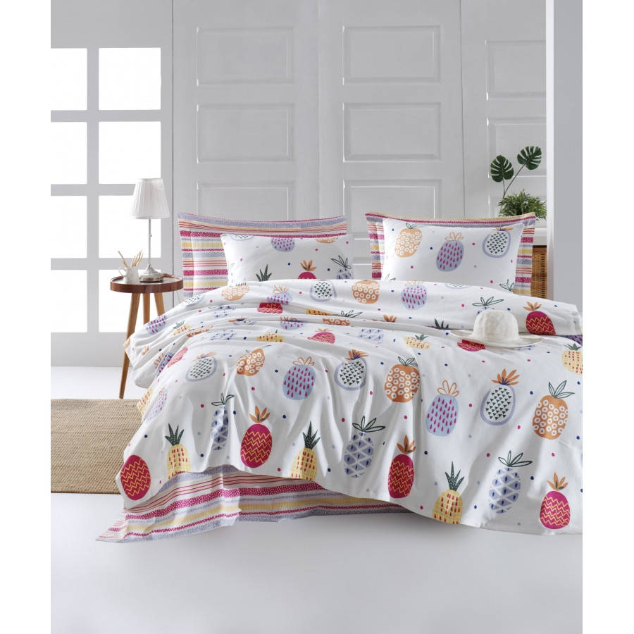 

Покрывало пике Lotus Home Perfect - Pottik белый 200*235