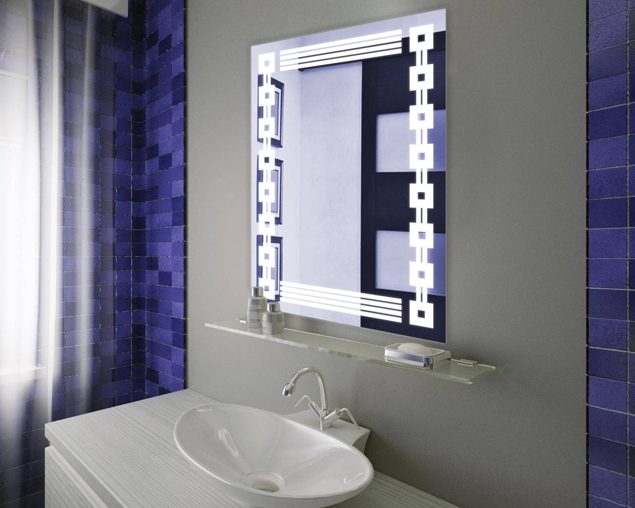 

Зеркало LED (60*80*3см) PR-D10