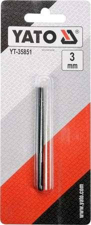 

Пробійник отворів YATO : шкіра /гума /картон /текстиль, Ø= 3 мм, L= 90 мм YT-35851