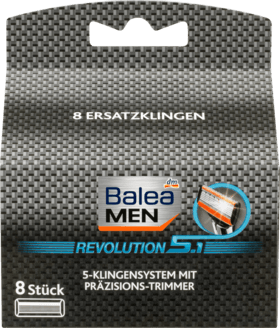 

Сменные лезвия для станка Balea men Revolution 5.1, 8 шт