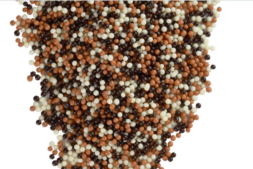 

Шоколадная посыпка, бисквитные шарики в натуральном шоколаде Mix Crispy Choco ball-5мм Испания, Шоколад