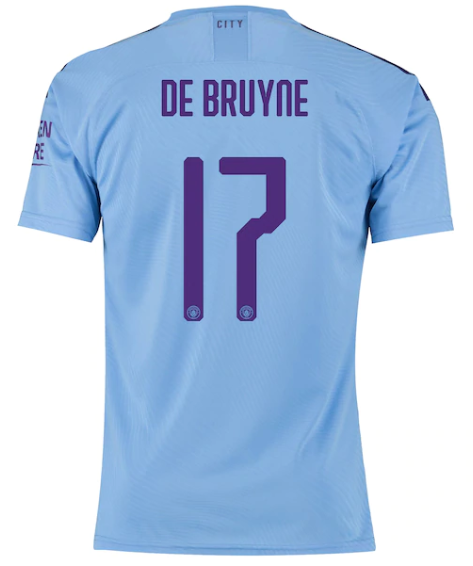 

Футбольная форма ФК Манчестер Сити De Druyne (Manchester City De Druyne) 2019-2020 Домашняя Детская 28 (на рост 155-165 см)