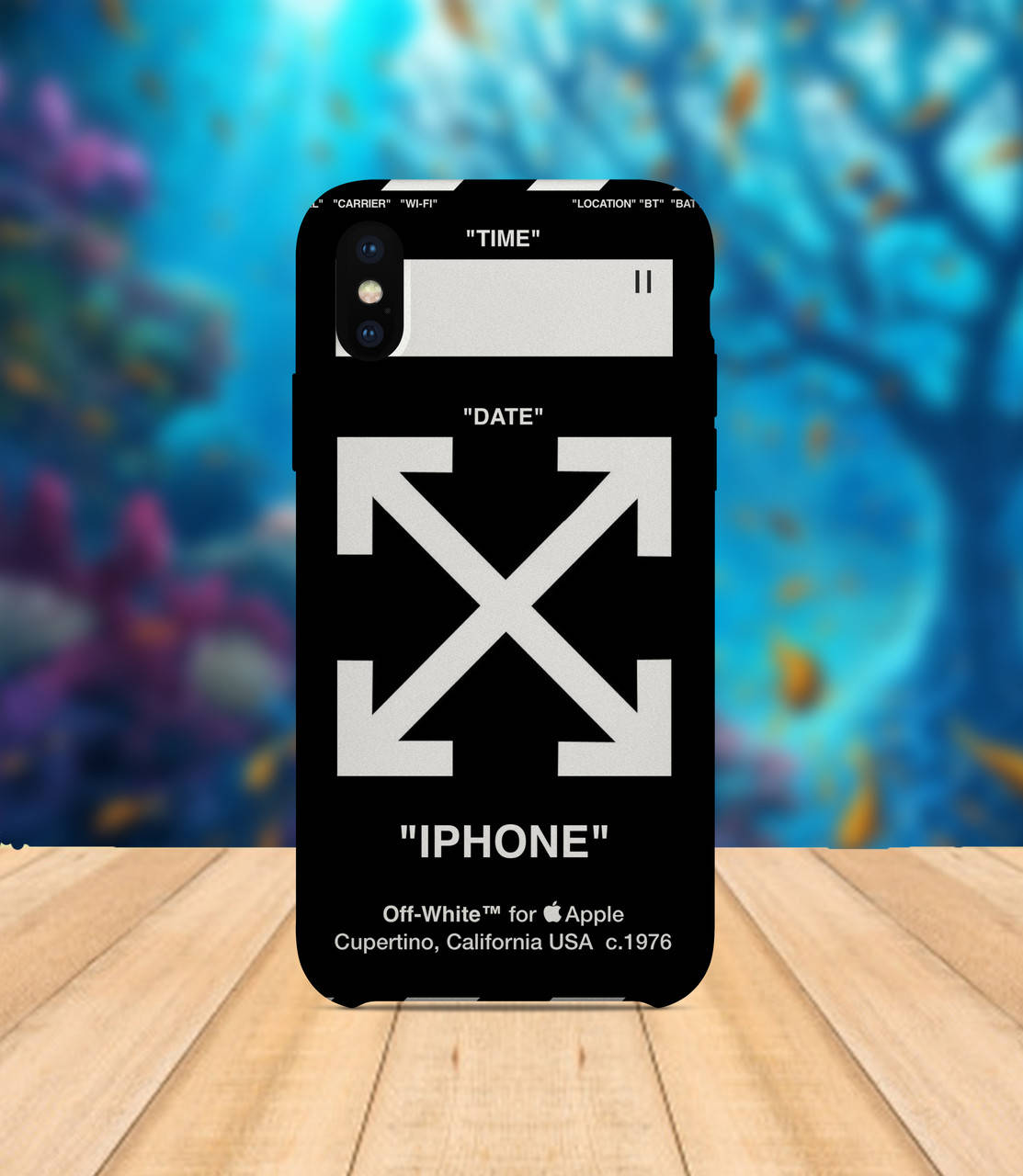 

Чехол для apple iphone x XS В стиле Off White чехол с принтом