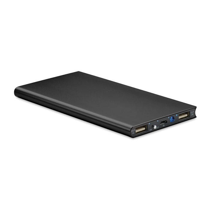 

Зарядное устройство Power Bank Strong 8000 mAh с фонариком в алюминиевом корпусе Black