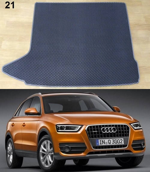 

Коврик ЕВА в багажник Audi Q3 '11-18, Черный