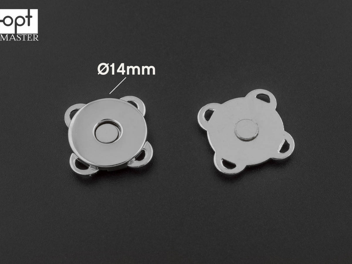 

Магнит наружный 65-304, р. 14*2 мм, цв. никель