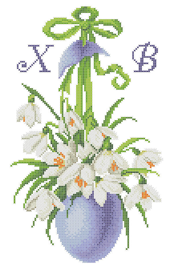 

ХВГ-023. Схема для вишивки бісером Великодній рушничок.