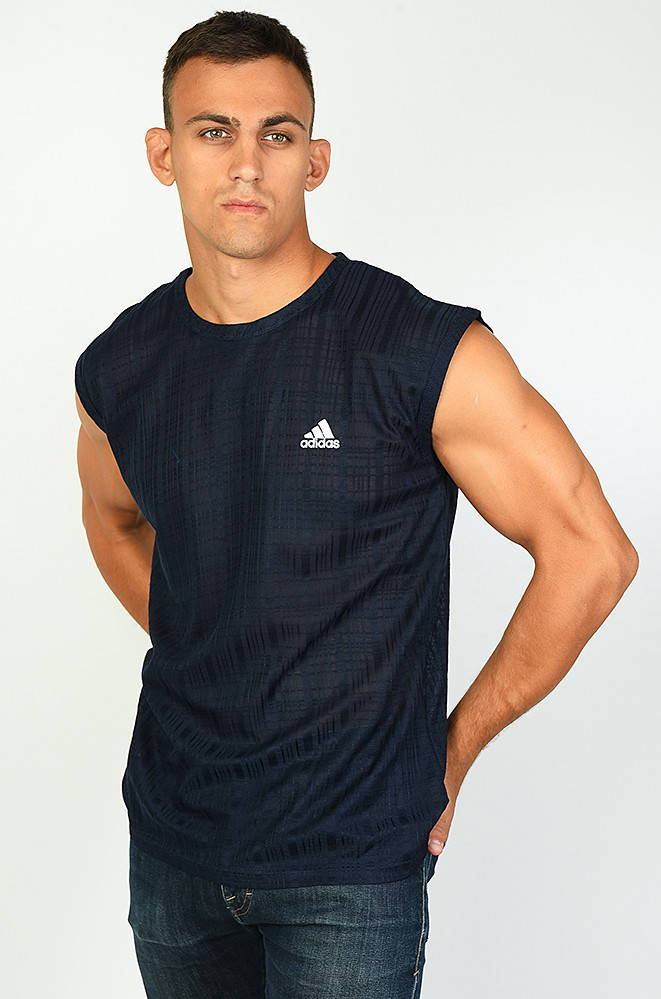 

Футболка мужская темно-синяя 136081P