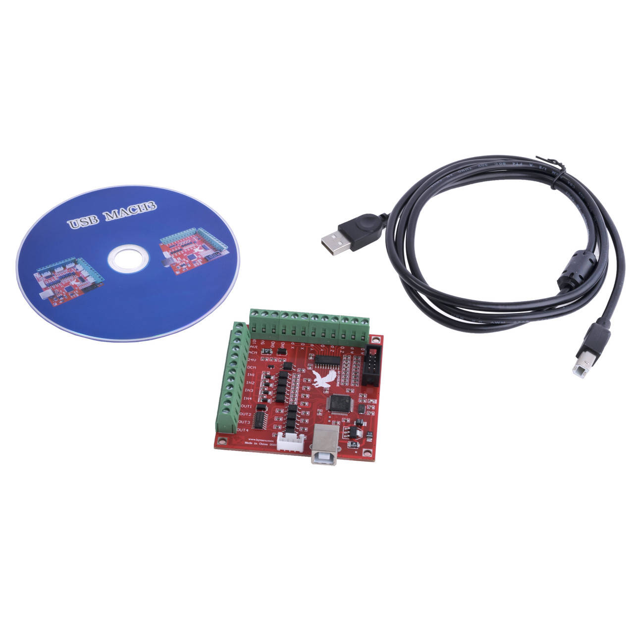 

Плата управления станком с чпу. MACH3 driver USB RED