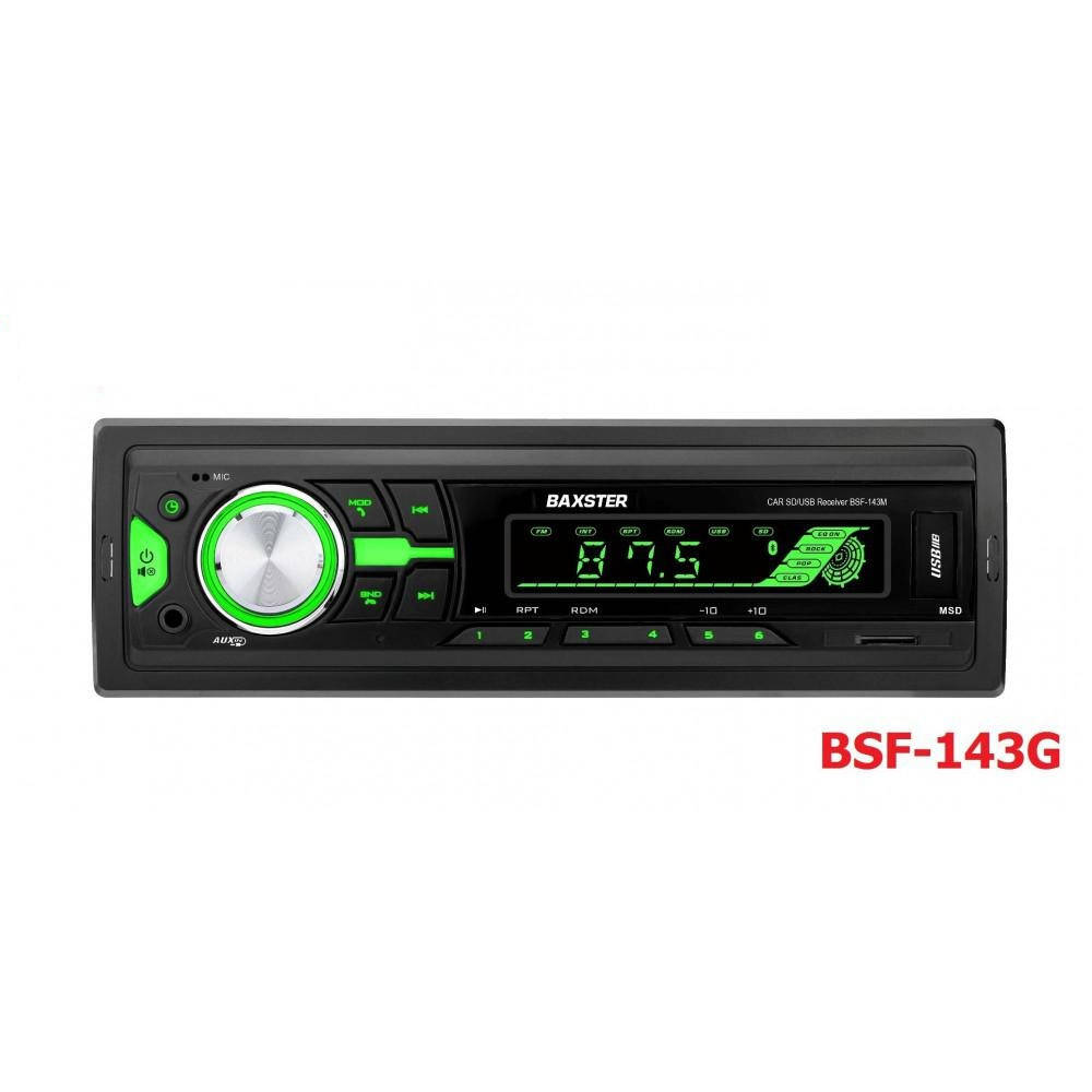 

Магнитола BAXSTER BSF-143 green (без диска)
