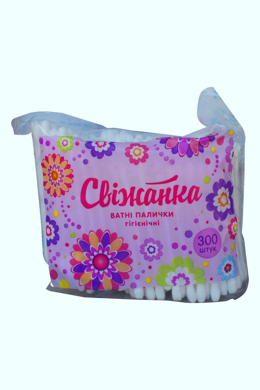 

Ватные гигиенические палочки Свижанка п/э - 300 шт.