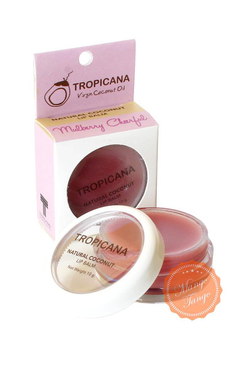 

Бальзам для губ "Весёлая Шелковица" Tropicana с кокосовым маслом 10 грамм
