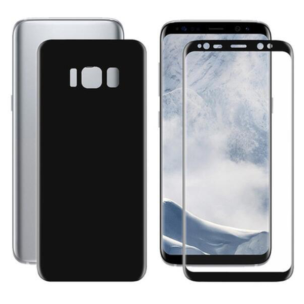 

Защитная пленка DK c рамкой для Samsung S8+ back / face (black), Черный