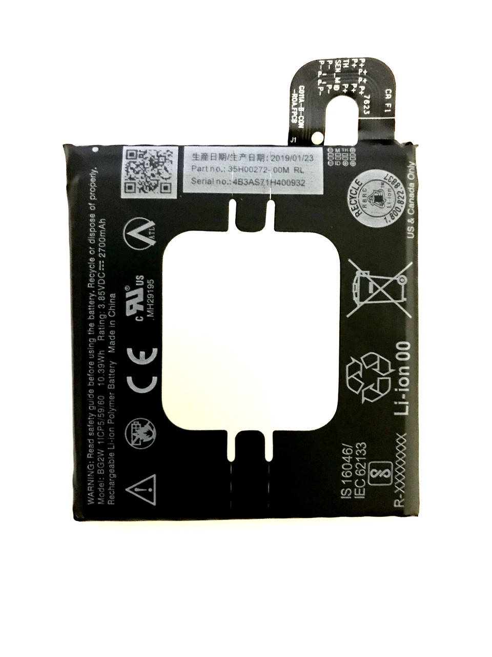

Google Pixel 2 BG2W G011A-B Аккумулятор Батарея