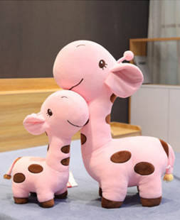 

Плюшевый жираф, мягкие игрушки, плюшевая игрушка жираф розовый 55 см