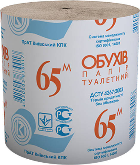 

Туалетная бумага Обухов 65 м