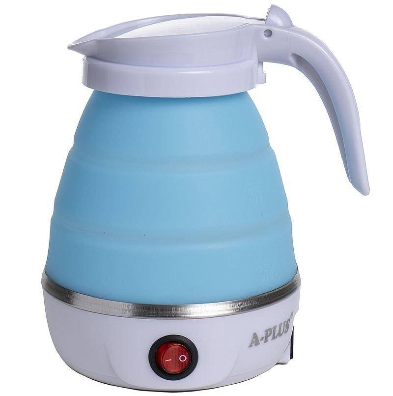 

Складной силиконовый электрический чайник А-Плюс 1517 blue, 600 мл