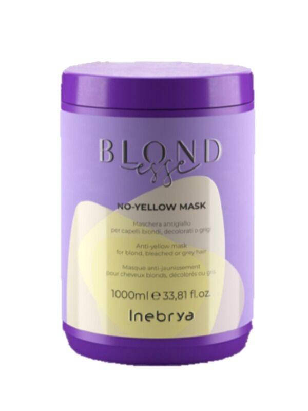 

Маска для обесцвеченных или седых волос Inebrya No Yellow Mask 1000 мл.