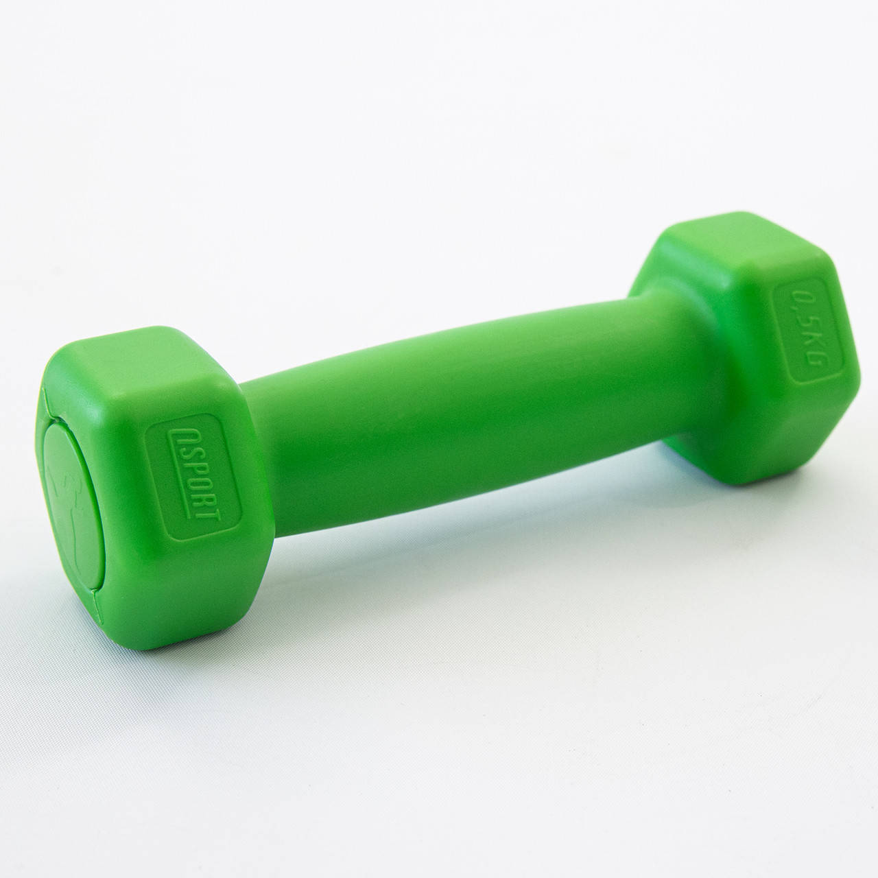 

Гантели для фитнеса пластиковые цельные (неразборные) OSPORT Lite 0.5кг (OF-0112) Зеленый, Зелёный