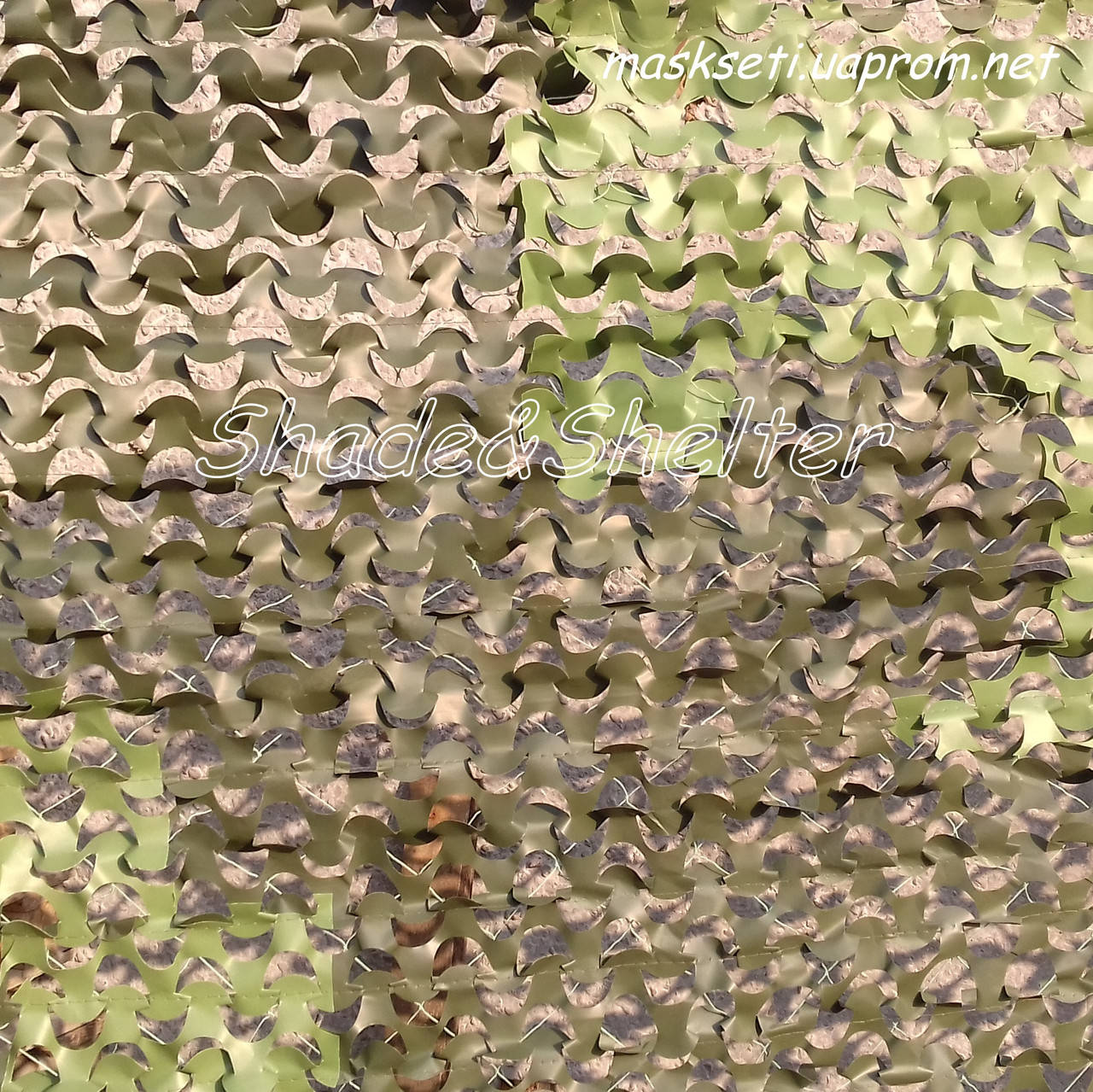 

Камуфляжная маскировочная сеть серия Pro Camo, 1,5*6м. Темно-зеленый - светло-зеленый