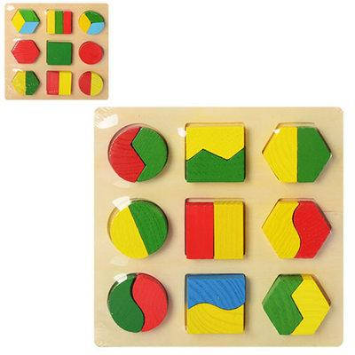 

Деревянная игрушка Геометрические паззлы Fun Toys MD 0716