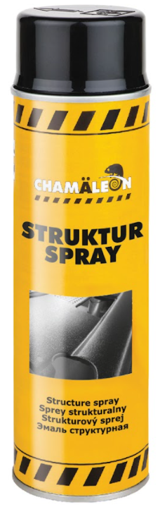 

Краска для пластика черная структурная CHAMAELEON, 500мл, Черный