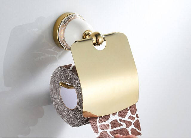 

Держатель для туалетной бумаги SANTEP 8603G-5 Золото