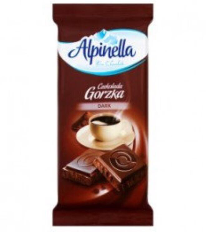 

Шоколад Alpinella Gorzka черный 90 г