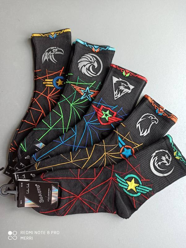 

Носки с принтом светящиеся р42-45