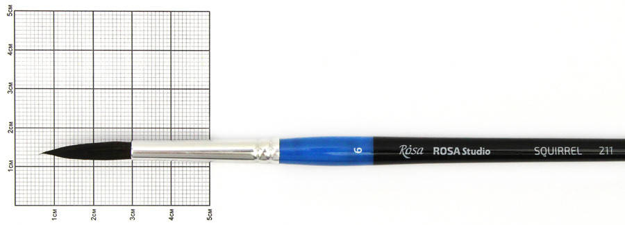 

Кисть Белка круглая, 211, № 6, к. р. кисть ROSA Studio