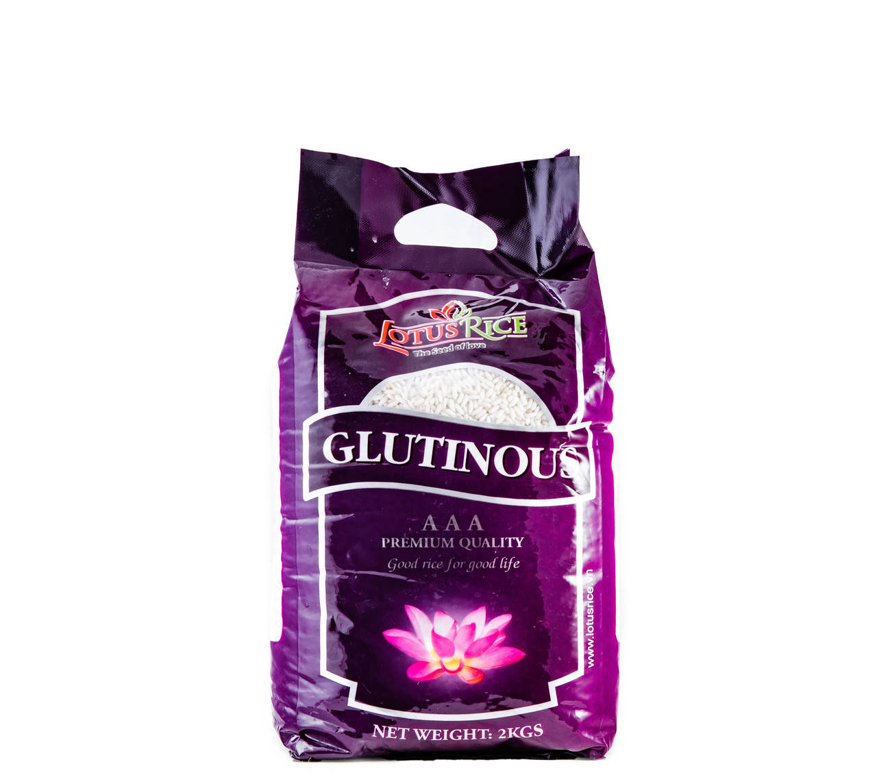 

Рис клейкий Premium Lotus Rice 2 кг