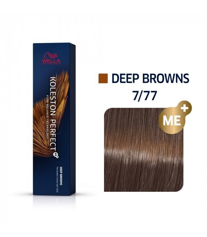 

Краска для волос Wella Koleston Perfect ME+ 7/77 капучино