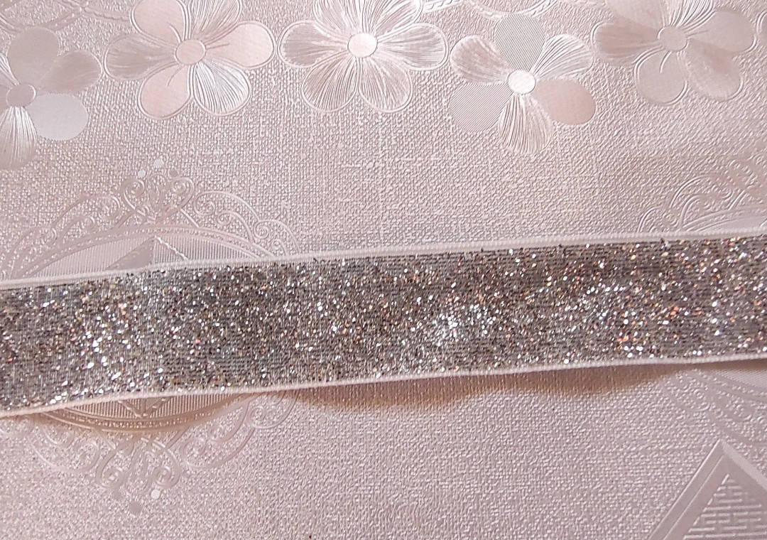 

Лента велюр (бархат) с люрексом 2,5 см