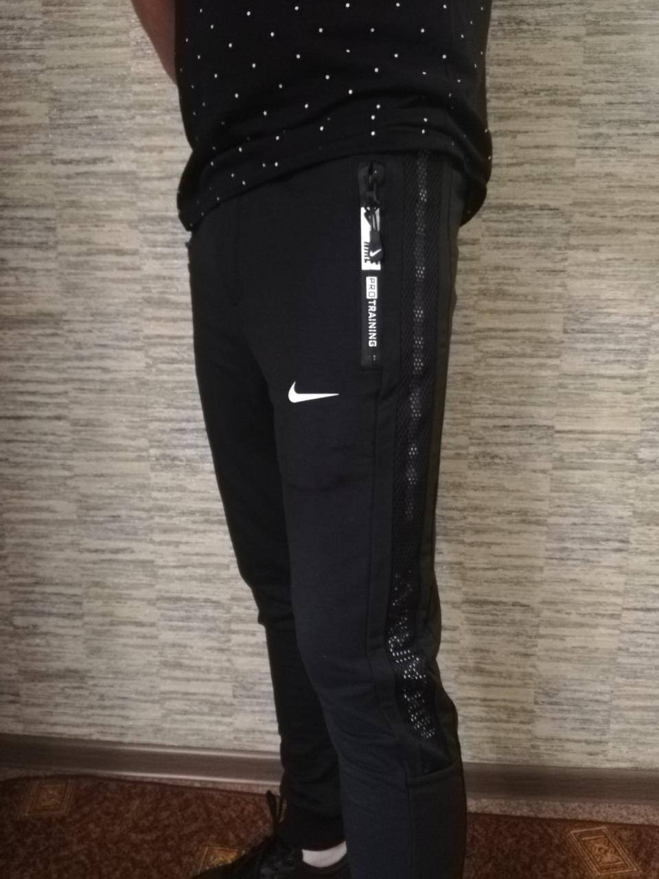 

Штаны спортивные мужские черные Nike | брюки мужские спортивные Найк, Черный