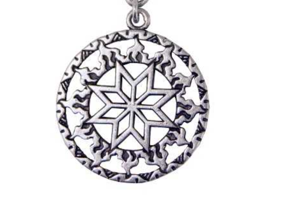 

Амулет Алатырь в солнечном круге (KG-3278)