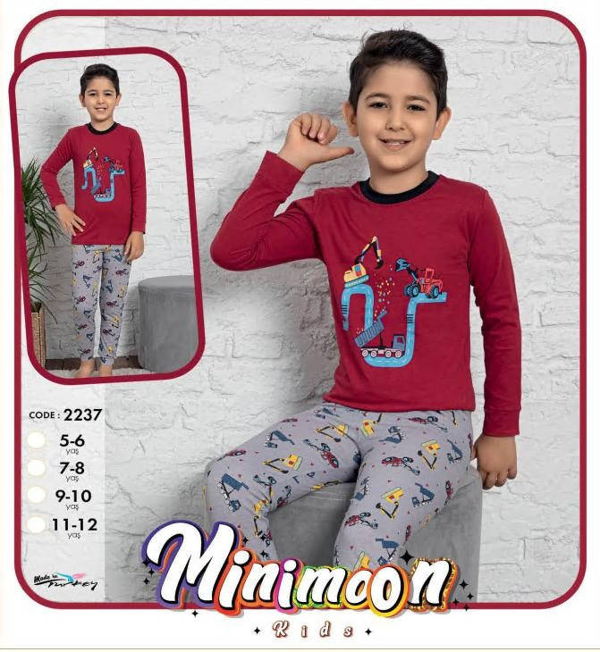 

Пижама детская для мальчика 2237 MiniMoon 134, Красный