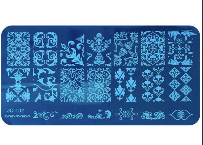 

Пластина для стемпинга jql02