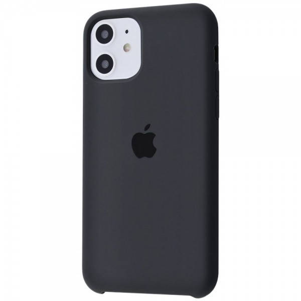 

Чехол Silicone Case для iPhone 11 Charcoal Gray (силиконовый чехол угольно серый силикон кейс на айфон 11), Темно-серый