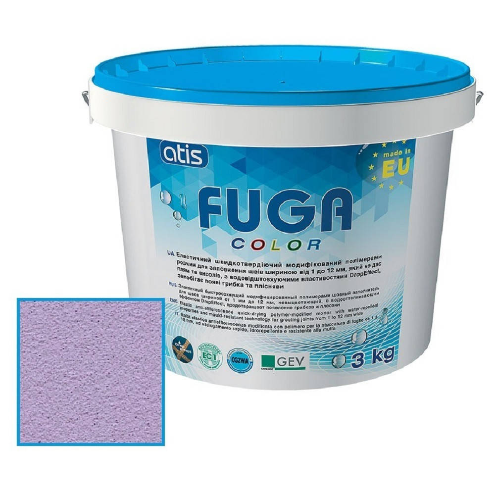 

Затирка Atis Fuga Color A 162/3кг фиолетовый
