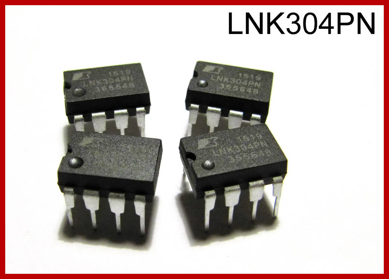 

LNK304PN, ШИМ-контроллер, DIP-7.