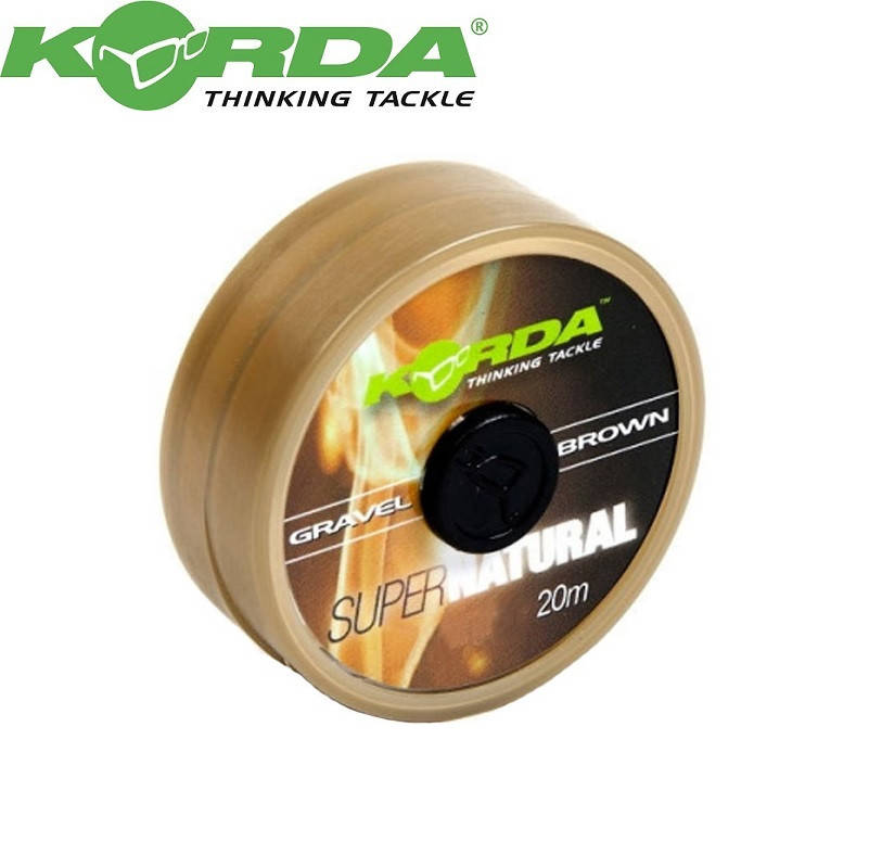 

Поводочный материал Korda Super Natural Gravel Brown 18lb (20м), Коричневый