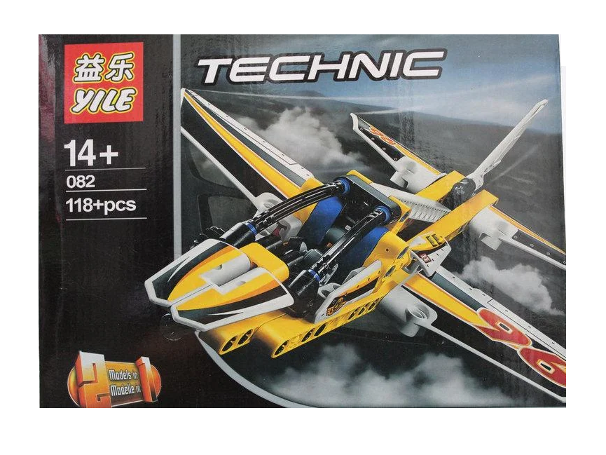 

Конструктор Technic Самолет 118 деталей 082
